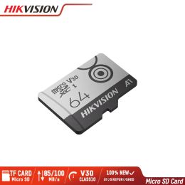 Cartes Hikvision Micro SD Card 32G CLASSE10 SDXC TF Carte 128 Go 64G MAX 100MB / S Memory 4K Recording Series pour la voiture DVR M1