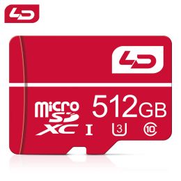 Kaarten LD 512 GB Flash SD -geheugenkaart 1 TB 512 GB 256 GB MICRO TF SD -kaart 128 GB V30 High Speed Mini SD -kaart voor Nintendo Switch Games