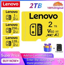 Cartes Lenovo Carte mémoire 2TB 128 Go pour Nintendo Switch 1TB V30 4K Micro TF SD Carte 256 Go 512 Go Cartao de Memoria 1TB pour Nintendo