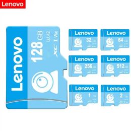 Cartes Lenovo 2TB Micro TF / SD Carte Mémoire SD Carte mémoire SD 128 Go Classe SD Classe 10 Carte TF haute vitesse A2 64 Go 32 Go pour la caméra