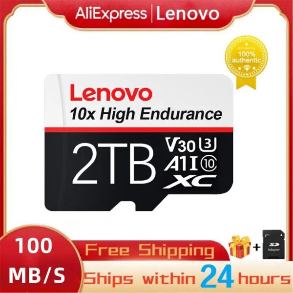 Cartes Lenovo 2TB SD / TF Flash Memory Class Classe 10 1 To Carte SD Micro TF High Spee