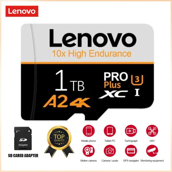 Cartes Lenovo pour Nintendo Switch Memory Carte 1TB Micro TF SD Card SD Carte 512 Go Mini Carte SD Carte SD / TF Carte TF Flash pour PC CAM