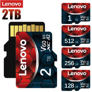 Cartes Lenovo Nouveau 2tb carte mémoire SD / TF Flash 1TB Class10 Micro TF SD Carte 512 Go SD Carte mémoire 256 Go 128 Go pour les caméras de téléphones Dronas
