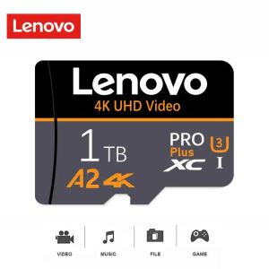 Cartes Lenovo U3 A2 Memory Carte High Speed Mini SD Carte 2TB 1TB CARDE FLASH Idées de cadeaux Personnalisés 128 Go pour le téléphone / Caméra de surveillance