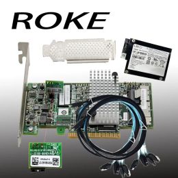 Cartes LSI 92678I 6 Go RAID0 / 1/5/6/10 512MB 8PORT SAS CONTRIBULAIRE CARTRE + 8087 SATA + BATTERIE