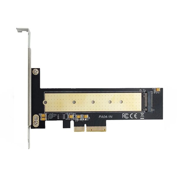 Cartes M.2 NVME SSD NGFF à PCIE X4 Adaptateur M Key Interface Card Prise en charge PCI Express 3.0 X4 2230 2242 2260 2280 22110 M2 SSD à pleine vitesse