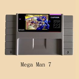 Cartes Mega Man 7 Big Big Gray Game Carte pour USA NTSC Game Players