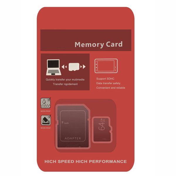 Cartes Memory Carte 256 Go 128 Go 64 Go 32 Go Micro SD Carte Classe10 Card Flash Mémoire microSD TF / SD CARTES POUR TABLET