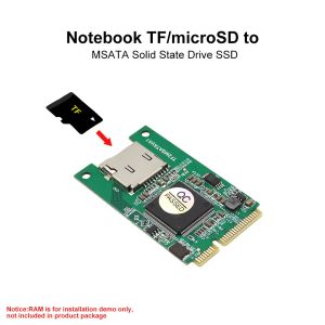 Cartes Micro SD TF Carte à MSATA SSD Adaptateur MSATA MINI PCI E SSD TO Micro SD TF Card Converter pour ordinateur portable PC