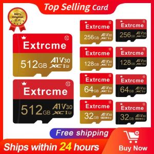 Cartes Micro TF SD Carte Mini Memory Carte 128 Go Class10 U3 U3 CARTAO DE MEMORA 32 Go Carte mémoire flash 64 Go A1 A2 TF Card 512 Go