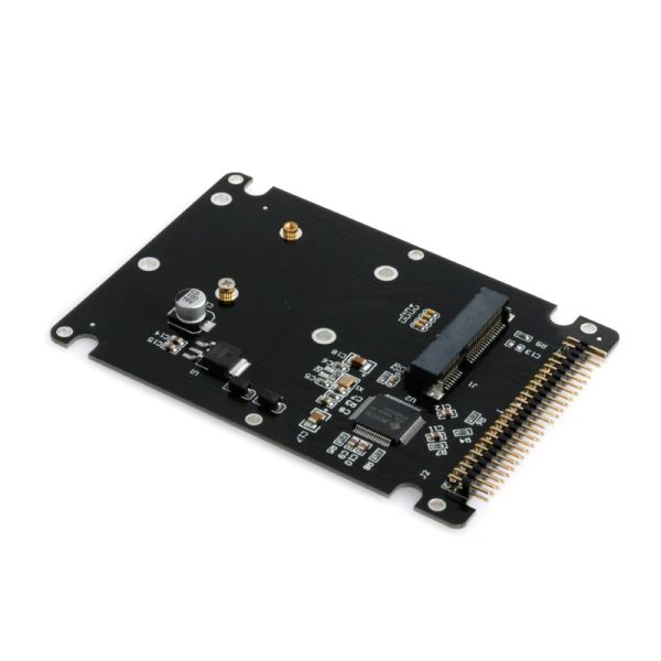 Cartes MSATA Mini PCIE SATA SSD à 2,5 pouces IDE 44pin Hard Disk Board Black Black for Notebook ordinateur portable