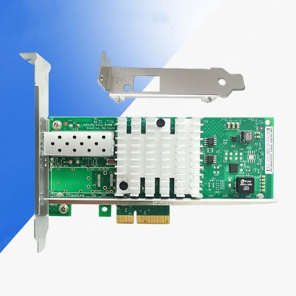 Tarjetas Nuevas 10GB PCI Express X8 SFP+ Puerto Intel 82599en Chipset para X520DA1 Tarjeta adaptadora de red Ethernet convergente