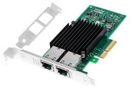 Tarjetas Nuevo adaptador de red Ethernet de 10 GB PCIe x4/x8/x16 para Intel X550T2 Cobre Dual RJ45 Puerto LAN Tarjeta NIC 10GBASET X550AT Servidor