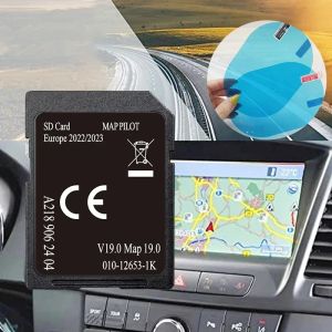 Cartes New Aclass W176 / B / CLA / GLA pour Mercedes Garmin Map Pilot V19 A2189062404 Card SD 2022 Europe UK avec anti-brouillard Sti