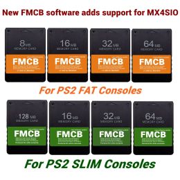 Cartes NOUVELLE carte FMCB V1.966 et Fortuna pour PS2 MX4SIO SIO2SD SD TF Adaptateur installé OPL 1.2.0 ZSO MCBOOT gratuit pour PlayStation2