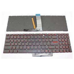 Kaarten Nieuw toetsenbord met achtergrondverlichting voor MSI GS63VR GP62 GT72 GS60 GP72 PE60 PE70 GL62 ROOD WOORD US