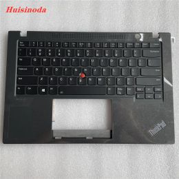 Kaarten Nieuwe originele laptop voor Lenovo ThinkPad T14S Gen 2 Palmstest C Cover Wwan Border Shell met US Backlight Keyboard 1Set 5M11A37557