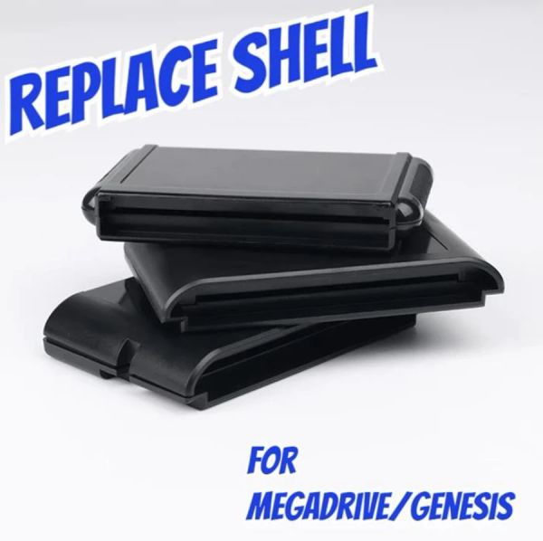 Cartes les plus récentes EU / US / JP vide Shell MD Case pour 16 bits Sega Mega Drive Genesis System 2pcs / Lot!