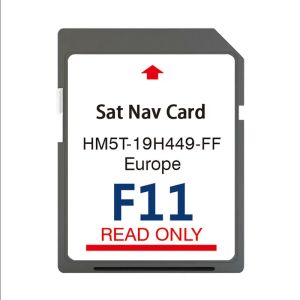 Cartes les plus récentes F11 SYNC2 Navigation SD Card Sat Nav Map Nav UK Europe pour Ford 2022 Update HM5T19H449FF avec ANTIFOG FLIM GRATUIT