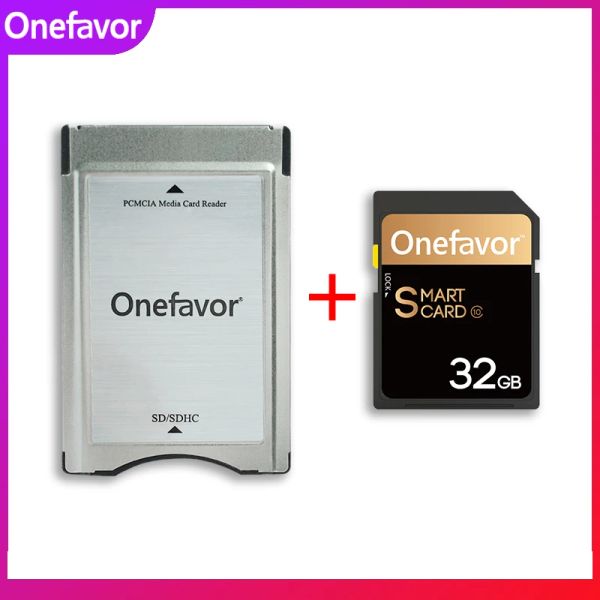 Tarjetas OneFavor 32GB 16GB U3 SDHC Memoria de 90 MB/S Tarjeta SD con adaptador Lector de tarjetas PCMCIA para Mercedes Benz MP3 Memory Tarjeta