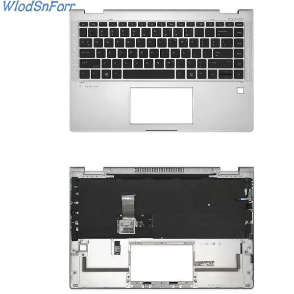 Cartes originales pour HP EliteBook X360 1040 G5 G6 Palmrest US Clavier supérieur