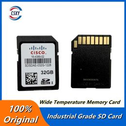 Cartes Carte SD de qualité industrielle originale 32 Go 16 Go 8 Go 2 Go SDHC Carte mémoire à large température Slc CNC CARDE ÉQUIPEMENT SD CARTES