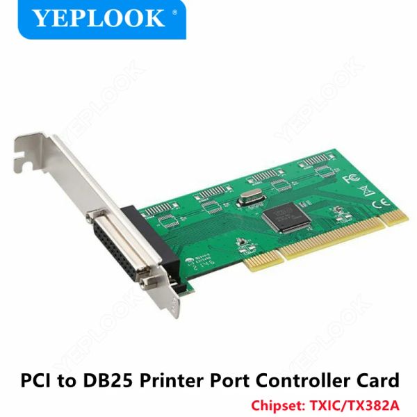 Cartes PCI à DB25 25pin Port parallèle LPT IMPRIMANCE PCI PCI À L'ADAPTATEUR DE CARTE D'EXPANSION PARALL