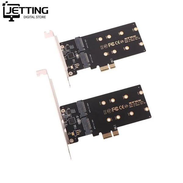 Cartes PCIe à M2 Adaptateur Carte PCI Express X1 3.0 2 PORTS B KEE