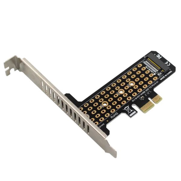 Tarjetas PCIe a M2/M.2 Adaptador Agregado en tarjetas M.2 SSD PCIe 1x Extendido NVME/M2 Adaptador PCIe SSD M2 a PCIe X1 Tarjeta de expansión M Clave +B clave B