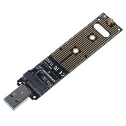Kaarten draagbare hoge prestaties NVME naar USB -adapter M.2 SSD naar TYPEA CARD USB 3.1 Gen 2 Bridge -chip naar M2 SSD -sleutel M voor Windows XP/7/