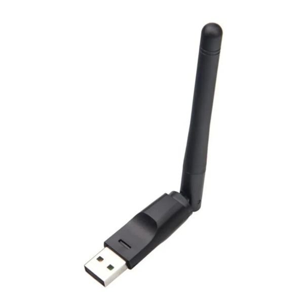 Tarjetas Ralink 5370 Mini Adaptador WiFi USB 2DBI Antena LAN Adaptador Network Card 802.11b/n/g Antena recibida para escritorio para computadora portátil