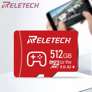 Cartes ReleTech 32 Go 64 Go 128 Go 256 GBU3 A2 TF Carte Micro SD La carte est utilisée pour conduire l'enregistreur / téléphone mobile / appareil photo / affichage