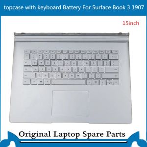 Cartes Remplacement Topcase avec batterie de clavier trackpad pour surface livre 3 190715 pouces