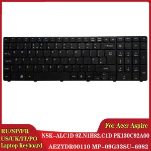 Tarjetas rusas/españoles/frances/us/uk/it/po de teclado portátil para acer nskalc1d 9z.n1h82.c1d pk130c92a00 aezydr00110 mp09g33su6982