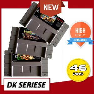 Cartes Enregistrer le fichier DK Series DK 1 2 3 NTSC 16 Big Gray Game Card pour USA Version Game Player