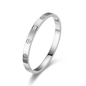 Designer senior Carter Simple and Elegant Full Sky Star Steel bijoux Bracelet en acier inoxydable Ten Diamond Titanium Steel Couple Bracelet