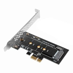 Kaarten SSD NVME M2 PCIe Express 1x Adapter PCIE naar M2 -adapter M.2 NVME SSD naar PCI Express X1 Card Riser Adapter M Key voor 22302280 M2