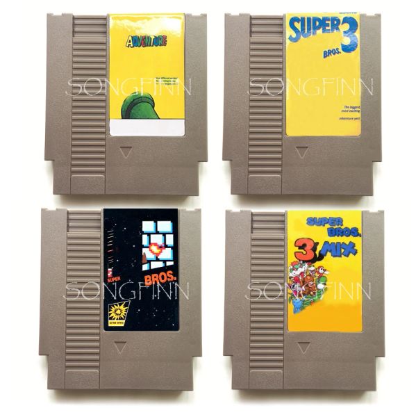 Cartes Super Series Bros 1 3 Mix Adventure Dr Mro Game Cartridge Carte pour 72 broches Console de jeu vidéo 8 Bit Console Retro Classic Card