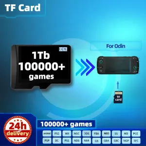 Cartes TF Card de jeu pour Odin 2 Pro Memory 1T RP3 plus tous les jeux rétro préinstallés PS2 PSP Portable Console Handheld 512G