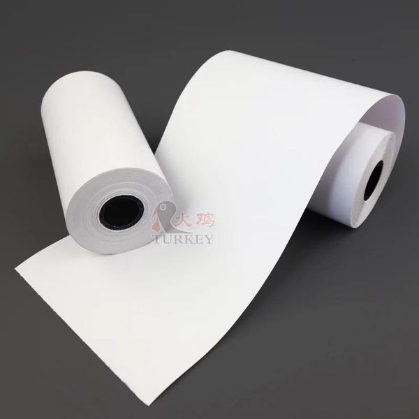 Cartes Rouleaux de papier thermique 80 x 40 mm (10rolls / boîtier) Rouleau de point de vente mobile pour l'imprimante de caisse-registre Bluetooth de 80 mm