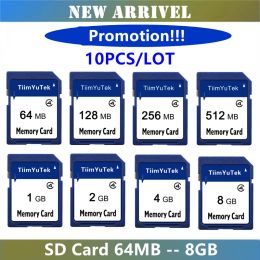 Cartes tiim yu tek (tm) 10pcs / lot carte sd 16 Go 128 Mo 256 Mo 512 Mo 1 Go 2 Go 4 Go 8 Go SD Carte mémoire Secure Digital Flash SDHC Card Standard
