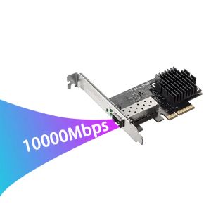 Tarjetas TPLINK PCI SFP+10G 10GB PCI Express Network Tarjeta SFP PCIe 10GBP Card 10000Mbps 10 Adaptador Gigabit TLNT521F WAKE ON LAN