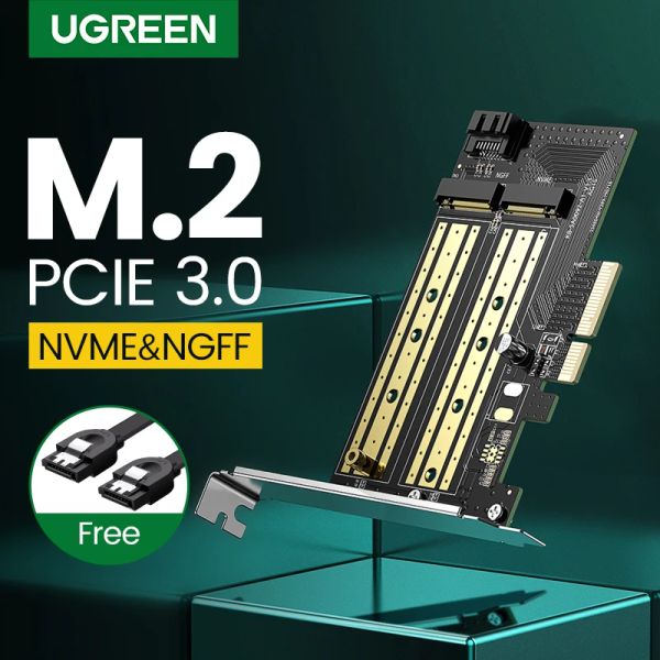 Cartes UGreen PCIe à M2 Adaptateur NVME M.2 PCI Express Adaptateur 32 Gbit