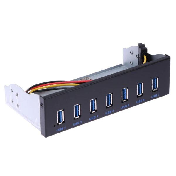 Tarjetas USB 3.0 HUB 7 Puertos 5 Gbps 5.25 