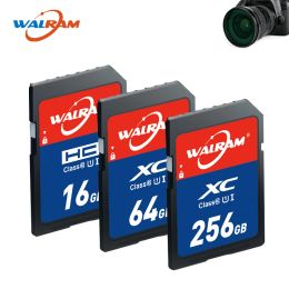 Cartes Walram Classe 10 SD Carte SD 16 Go 32 Go 64 Go 128 Go 256 Go Carte SD Carte mémoire SDA1HC SD A1 XC Flash USB Stick SD CARTES POUR CAMER
