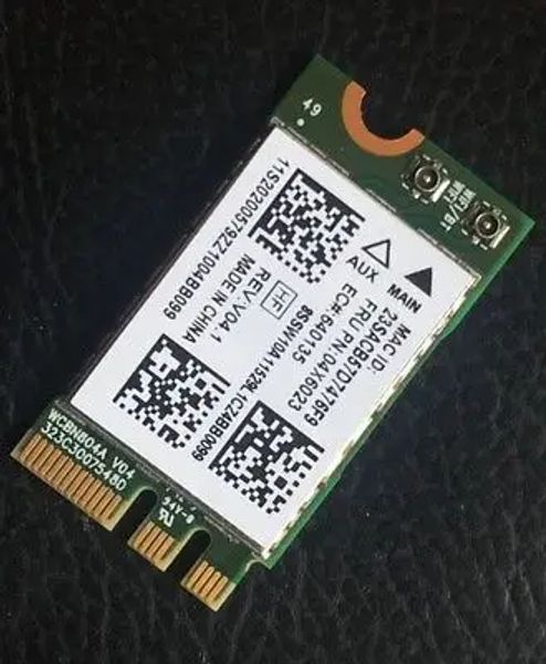 Tarjetas Tarjeta de adaptador inalámbrico para tarjeta de red para Atheros NFA345 802.11ac M.2 NGFF WLAN Wifi Bluetooth4.0 para Lenovo B5030 04x6023