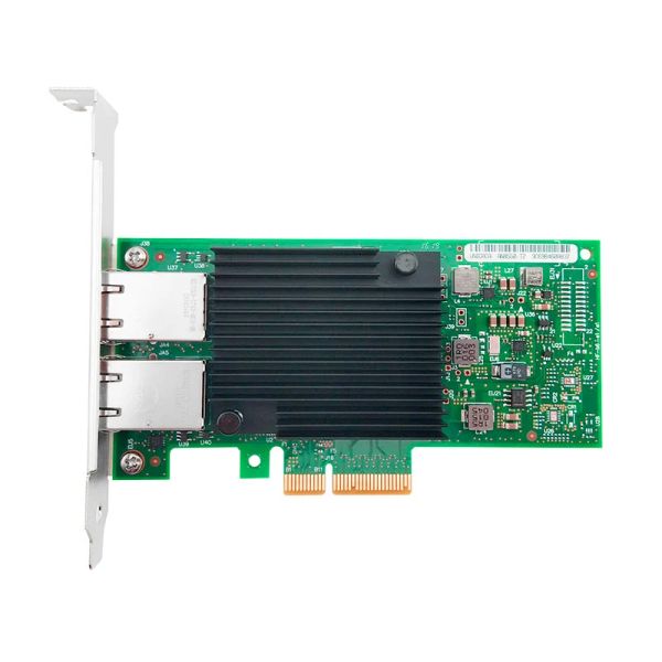 Tarjetas X550T2 10GB/S Tarjeta de red Puerto dual RJ45, Chipset Intel X550AT2, PCIe 3.0 x4 10GB/5GB/2.5GB/1GB Adaptador de red Ethernet