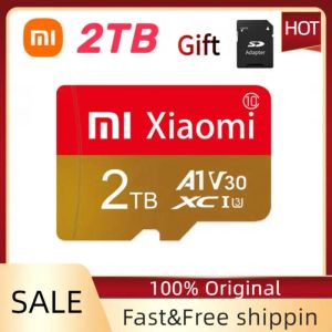 Kaarten Xiaomi 1TB 2TB SD -kaart Extreme Pro Memory Card Hoge snelheid U3 4K UHD Video Micro TF SD -kaart C10 V30 Flash -kaarten voor camera -pc -cam