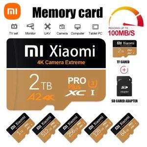 Cartes Xiaomi 1TB 2TB CARTE SD CARTE MÉMOIRE EXTREME PRO HAUTE SPEED U3 4K UHD VIDEO MICRO TF CARTE SD C10 V30 CARTES FLASH POUR LA CAMERIE PC