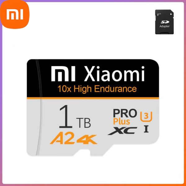 Tarjetas XIAOMI 1TB SD Memory Card 512GB 256GB A2 U3 Micro TF SD Card 128GB 64GB Tarjeta TF de alta velocidad para juegos/cámara/teléfono inteligente